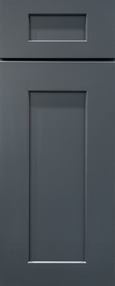 Modern graphite grey shaker cabinet door sample